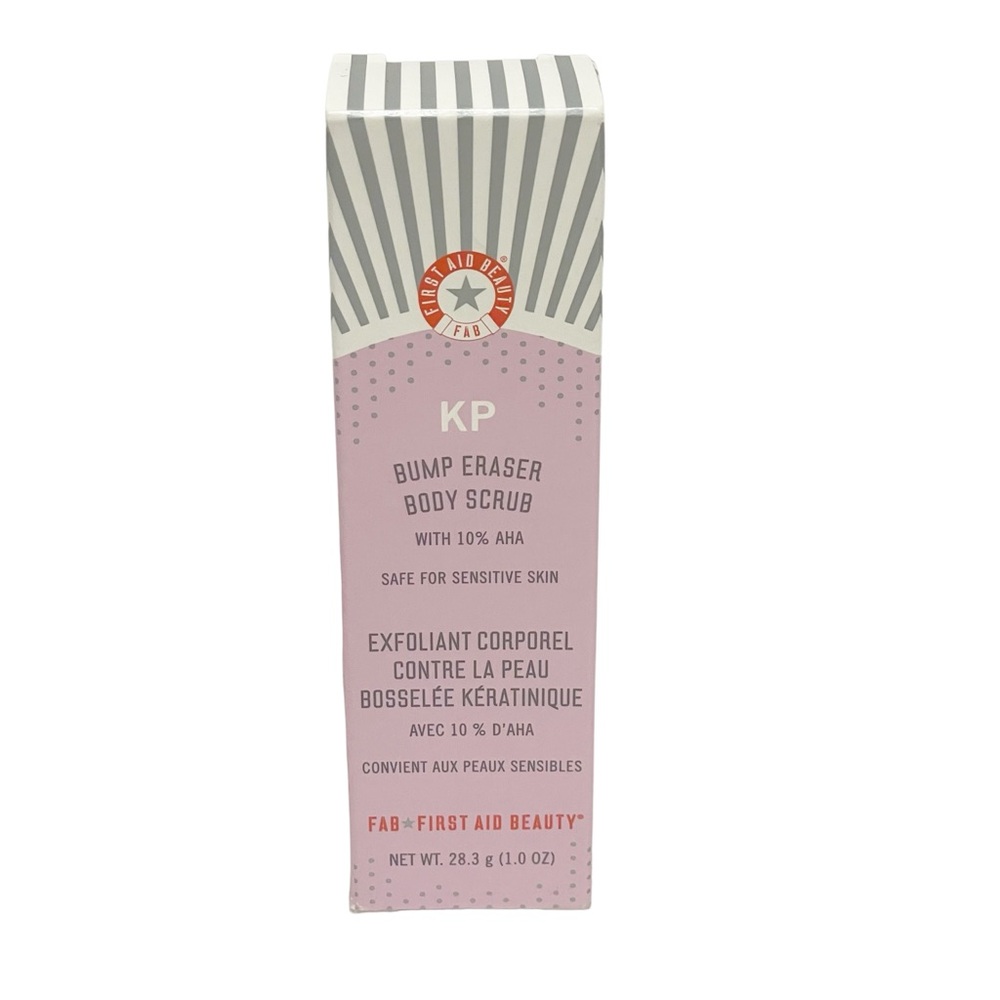 First Aid‎ Beauty Mini KP Bump Eraser Body Scrub 10% AHA 1oz 28.3g Travel NEW